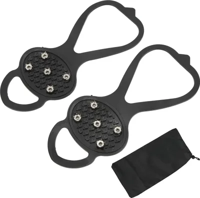 Produktbild von 1 Paar/Set Outdoor 5 Zähne Eisklaue Rutschfestigkeit Kletterschuhspikes