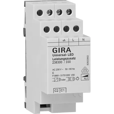 Produktbild von Gira Uni-LED-Leistungszusatz 238300