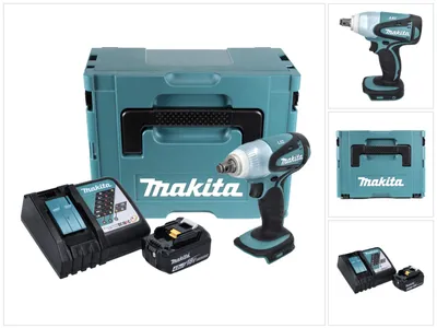 Produktbild von Makita DTW 251 RM1J Akku Schlagschrauber 18 V 230 Nm 1/2" + 1x Akku 4,0 Ah + Ladegerät + Makpac