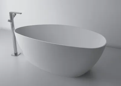 Zdjęcie produktu dla Wanny Gelco - Wanna wolnostojąca Ellipse, 1570x700x560 mm, biała GVEL1570