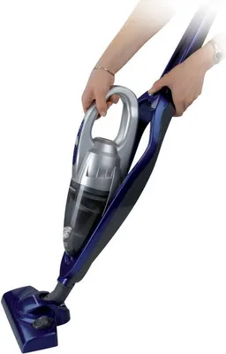 Produktbild von Hyundai VC 020B, 2-in-1-Stabstaubsauger, Beutellos, Blau, 0,5 l, HEPA, Filterung