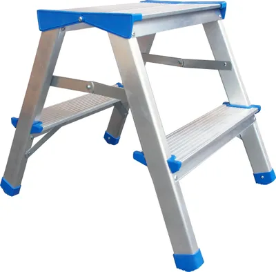 Immagine prodotto di Scala, Sgabello Pieghevole In Alluminio 44Cm 1 Gradino + Piattaforma