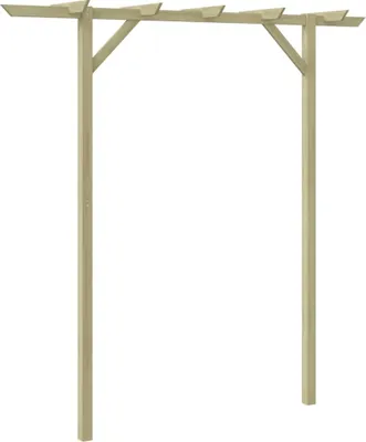 Produktbild von vidaXL Gartenpergola 200x40x205 cm Holz