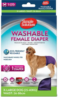 Produktbild von Simple Solution waschbare Hunde Windeln XL
