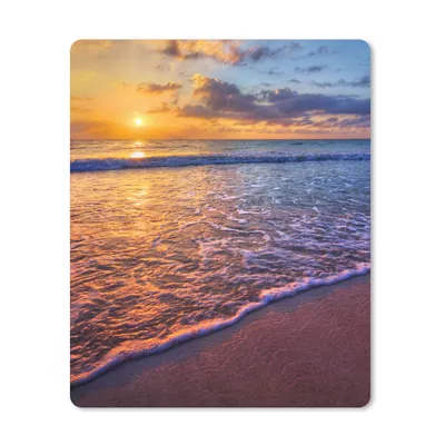 Produktbild von MuchoWow® Mauspad Mousepad Meer - Strand - Sonnenuntergang - Wolken - Horizont 19x23 cm - Mousepads - Maus Mat - Pad - Mausunterlage - Mauspads - Spielen