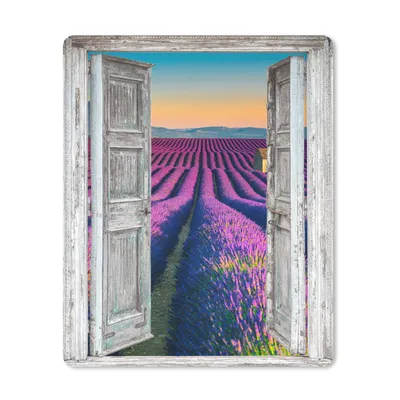Produktbild von MuchoWow® Mauspad Mousepad Lavendel - Sommer - Ausblick - Blumen 30x40 cm - Mousepads - Maus Mat - Pad - Mausunterlage - Mausmatten