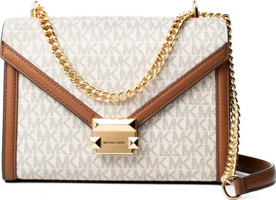 Produktbild von Umhängetasche Michael Kors Whitney Beige 24 x 18 x 8 cm