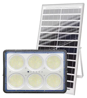 Obrázek produktu pro Avizar, venkovní LED solární reflektor 9000 K s automatickým senzorem, šedý