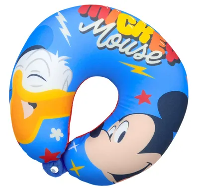 Immagine prodotto di Cuscino da viaggio reversibile rosso - Topolino