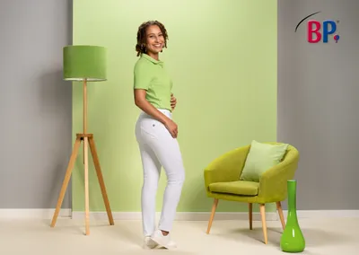 Produktbild von BP® Damen-Poloshirt - hellgrün - L
