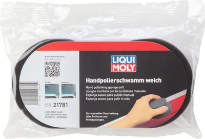 Obrázek produktu pro LIQUI MOLY, leštící houbička pro lak, měkká, č. produktu 21781 I 2, leštící podložky