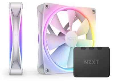 Obrázok produktu pre NZXT F140 RGB DUO Twin Pack, Ventilátor, 14 cm, 500 ot/min, 1800 ot/min, Biela