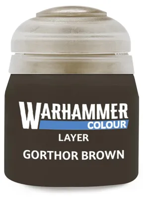 Produktbild von Warhammer Colour Layer Gorthor Brown 12ml