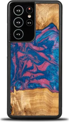 Produktbild von Bewood Einzigartige Hülle für Samsung Galaxy S21 Ultra - Neons - Vegas
