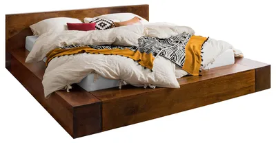Produktbild von home24 Massivholzbett - Mango Massiv - 230 x 71 x 235 cm
