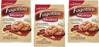 Produktbild von Balocco Cornflake- und Schokoladensplitter-Shortbread-Kekse 700 g