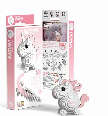 Produktbild von EUGY - 3D Bastelset Einhorn