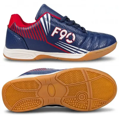Obrázok produktu pre Chlapčenské futbalové kopačky so šnúrkami, športové topánky, halové topánky, tmavomodrej farby, značka Sallaze, veľkosť 31