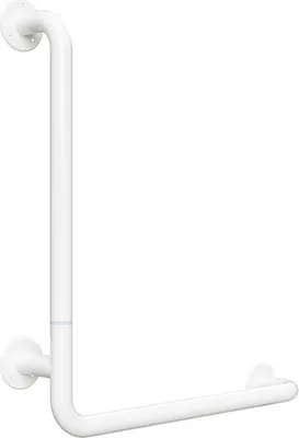 Produktbild von BELP Steckbarer Duschgriff links Eisen Weiß 110x625x675 mm, 120 kg Traglast für Bad & WC >> zum Bohren
