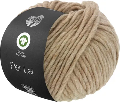 A ball of yarn with a label wrapped around it.