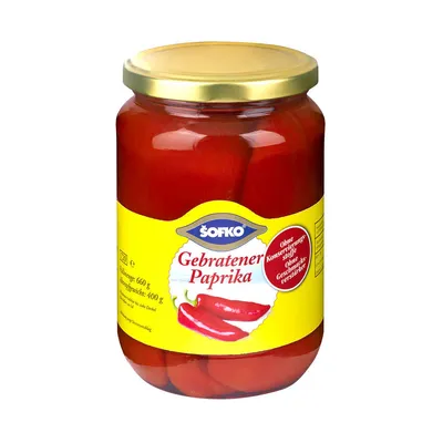 Produktbild von Sofko gebrat. Paprika handgeschält 660g