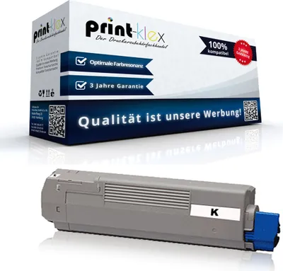 Produktbild von Kompatible Tonerkartusche für OKI C8600CDTN C8600DN C8600DTN C8600N C8600Series 43487712 Black Schwarz - Office Print Serie