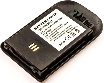 Zdjęcie produktu dla Bateria do telefonu Avaya 3720DECT, litowo-jonowa, 3,7 V, 900 mAh, czarna