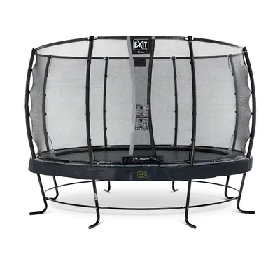 Produktbild von EXIT Elegant Premium Trampolin ø366cm mit Deluxe Sicherheitsnetz - schwarz
