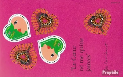 Produktbild von Briefmarken Frankreich 2000 Mi 3436-3437 Kleinbogen (kompl.Ausg.) postfrisch Grußmarken