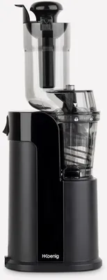 Zdjęcie produktu dla H.Koenig GSX16, Sokowirówka wolnoobrotowa, Czarny, Stal nierdzewna, 60 RPM, 0,8 l, 250 W, 185 mm