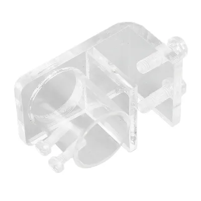 Imagen del producto de Sujetador de tubo de acrílico para acuario, sujetador de tubo para tanque de peces de acrílico, sujetador de tubo de agua para tanque de peces, sujetador de tubo de agua para acuario, soporte para tubo de acuario, accesorios para acuario