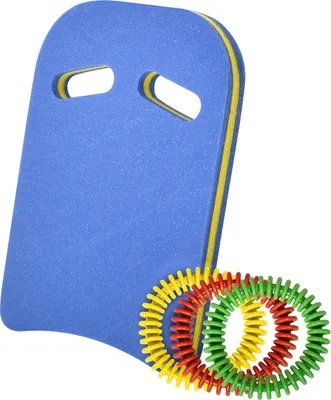 Produktbild von Beco Schwimmbrett Kick & 3 Lamellentauchringe