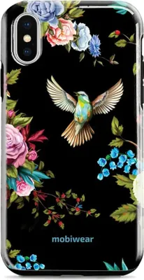 Produktbild von Handyhülle für iPhone Xr, Mobiwear Elite Pro, Nachtkolibri
