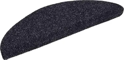 Zdjęcie produktu dla vidaXL Maty pod stopnie samoprzylepne 20 szt. 56x17x3 cm czarne półokrągłe