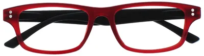 Produktbild von UV Reader Gummiertes Rot Schwarz Distanzgläser Herren Damen Federscharniere UVMR033-2,00
