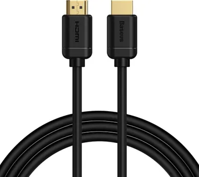 Produktbild von Baseus kabel przewód HDMI 2.0 4K 60 Hz 3D HDR 18 Gbps 2 m czarny (CAKGQ-B01)