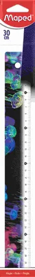 Image de Maped 245012 Maped Flachlineal DEEPSEA PARADISE, 300 mm, aus Kunststoff