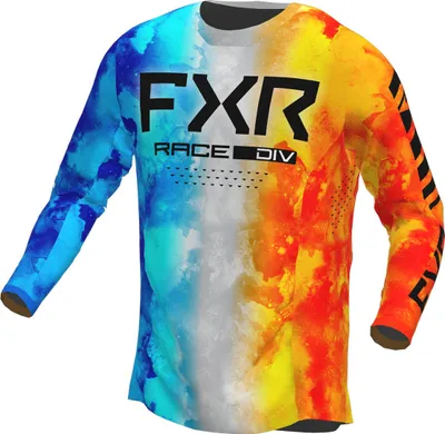 Produktbild von FXR Podium 2023 Jugend Motocross Jersey, orange/blau, S
