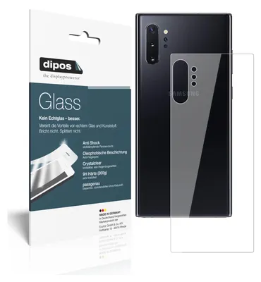 Obrázok produktu pre 2x ochranná fólia pre Samsung Galaxy Note 10 Plus 5G zadný kryt - proti nárazom 9H fólia dipos Glass plastové sklo
