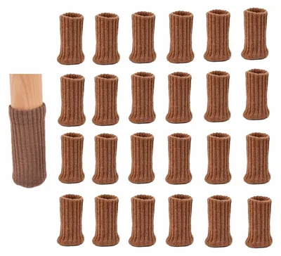 Imagen del producto de Solidchoice: Tapones para patas de sillas de tejido, para protección