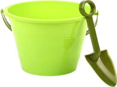 Obrázek produktu pro ESSCHERT DESIGN Dětský kyblík s lopatkou, zelená