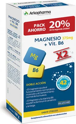 Immagine prodotto di Arkovital Magnesio B6 375 mg 21 compresse 2 unità