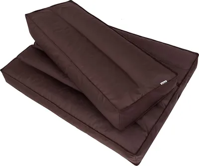 Obrázok produktu pre Opierka chrbta 120x40 cm Vankúš z palety odnímateľný poťah nepremokavý Vankúše z palety Vankúše z palety Záhradné vankúše Vonkajšie vankúše z palety Tmavo hnedá
