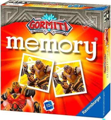 Obrázek produktu pro Ravensburger Memory Gormiti, Stolní hra, Vzdělávací, 4 rok/roky, Rodinná hra