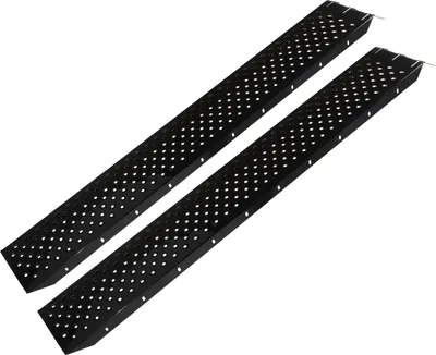 Produktbild von TRUTZHOLM Auffahrrampen 160 cm 400 kg Stahl schwarz gebördelt Verladerampe Quads Rasenmäher