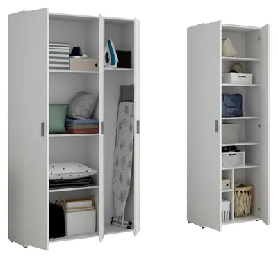 Produktbild von Brumano - Großer Mehrzweckschrank, 177x190h cm Weiß, Modular