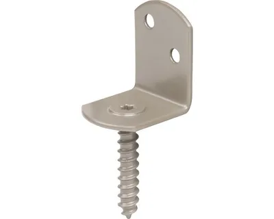 Produktbild von Alberts DURAVIS® Flechtzaunhalter,L-Form, perlbeige 32 x 30 x 38 mm
