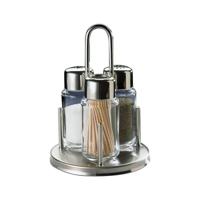 Produktbild von APS Classic Menage Pfeffer, Salz, Höhe: 160 mm, ø: 105 mm