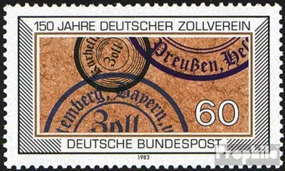 Produktbild von Briefmarken BRD (BR.Deutschland) 1983 Mi 1195 (kompl.Ausg.) FDC 150 Jahre Deutscher Zollverein
