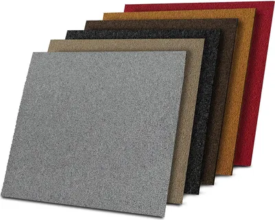 Produktbild von Teppichfliesen Lyonn Hellgrau 01 50 x 50 cm